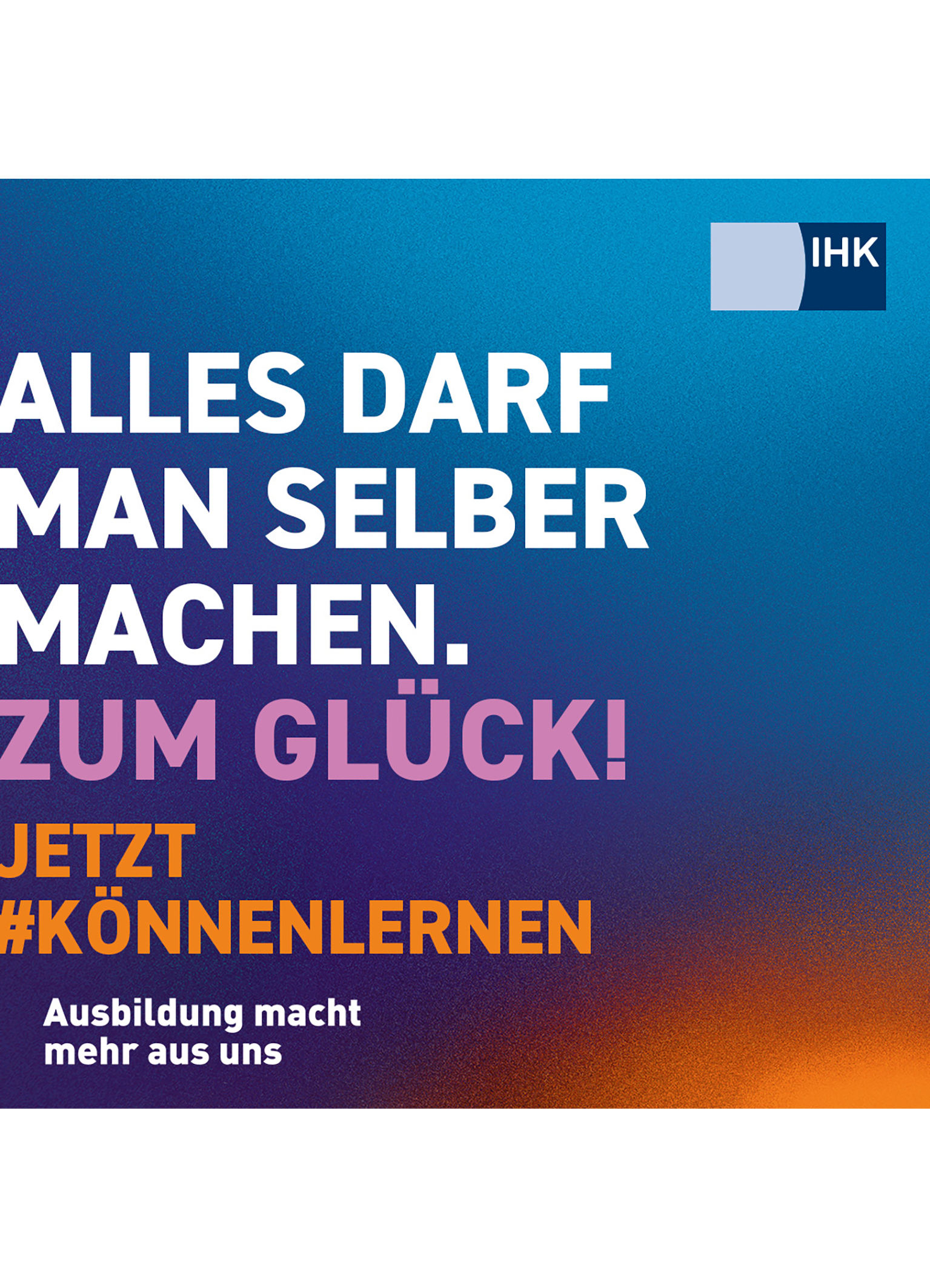 IHK Ausbildungs-Werbebanner.