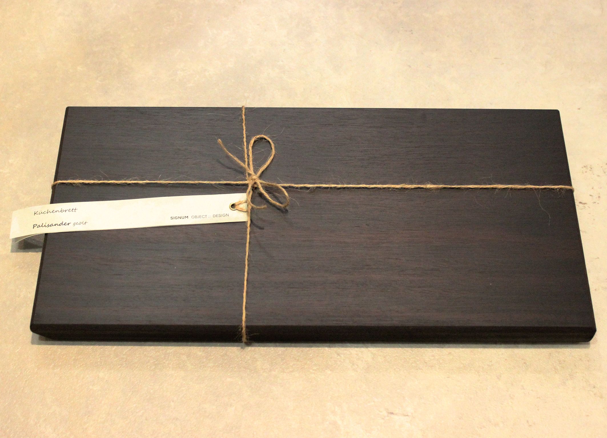 Schneidebrett Palisander Perspektive.